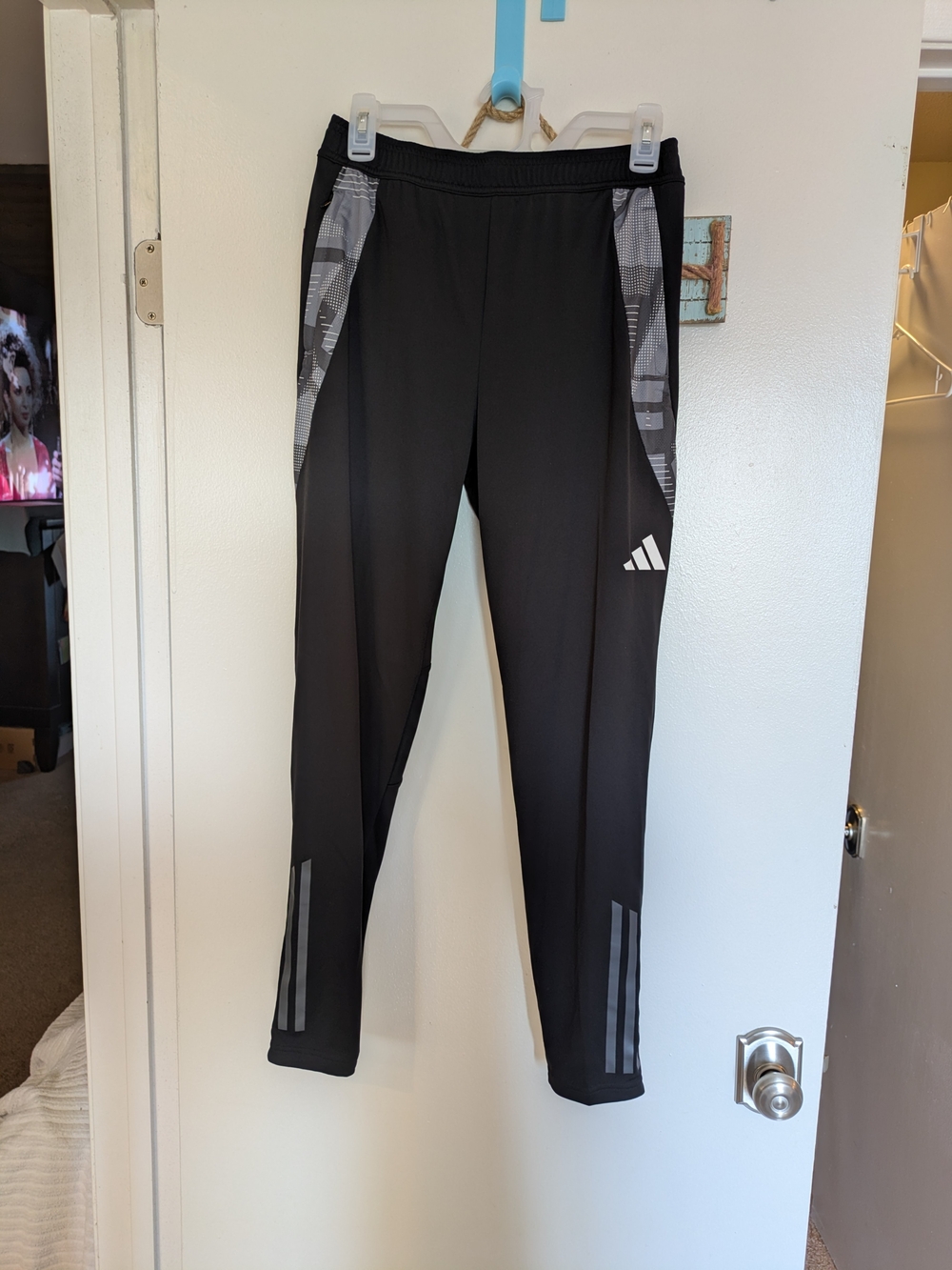 adidas Black Kids Activewear with Gray Accents